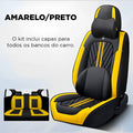 Capas Premium de Banco Automotivas em Couro Universal+ Brinde capa para direção