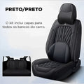 Capas Premium de Banco Automotivas em Couro Universal+ Brinde capa para direção