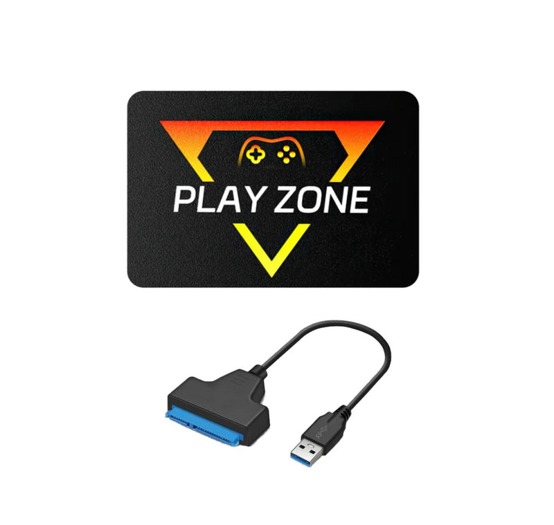 Play zone 1TB jogue Ps1,xbox jogos Ps5 são mais de 16 mil jogos -Lançamento (Acompanha 2 controles)