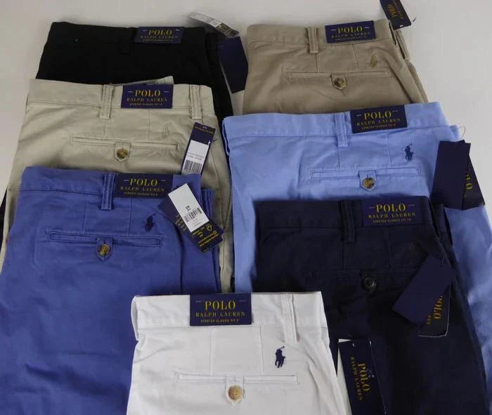 KIT 07 Bermudas Ralph Lauren 100% Sarja Premium + 03 cuecas de Brinde
