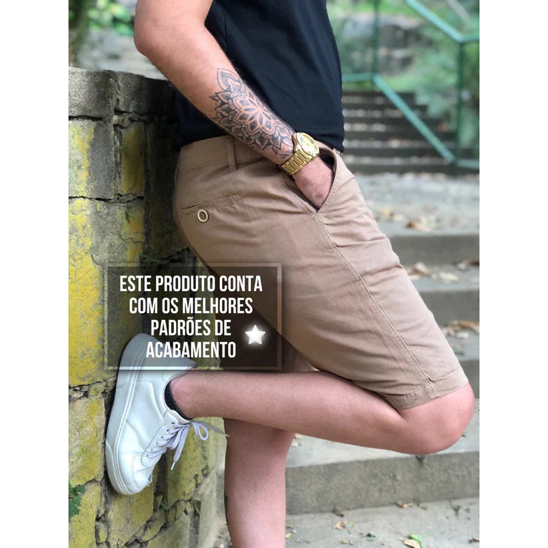 KIT 07 Bermudas Ralph Lauren 100% Sarja Premium + 03 cuecas de Brinde